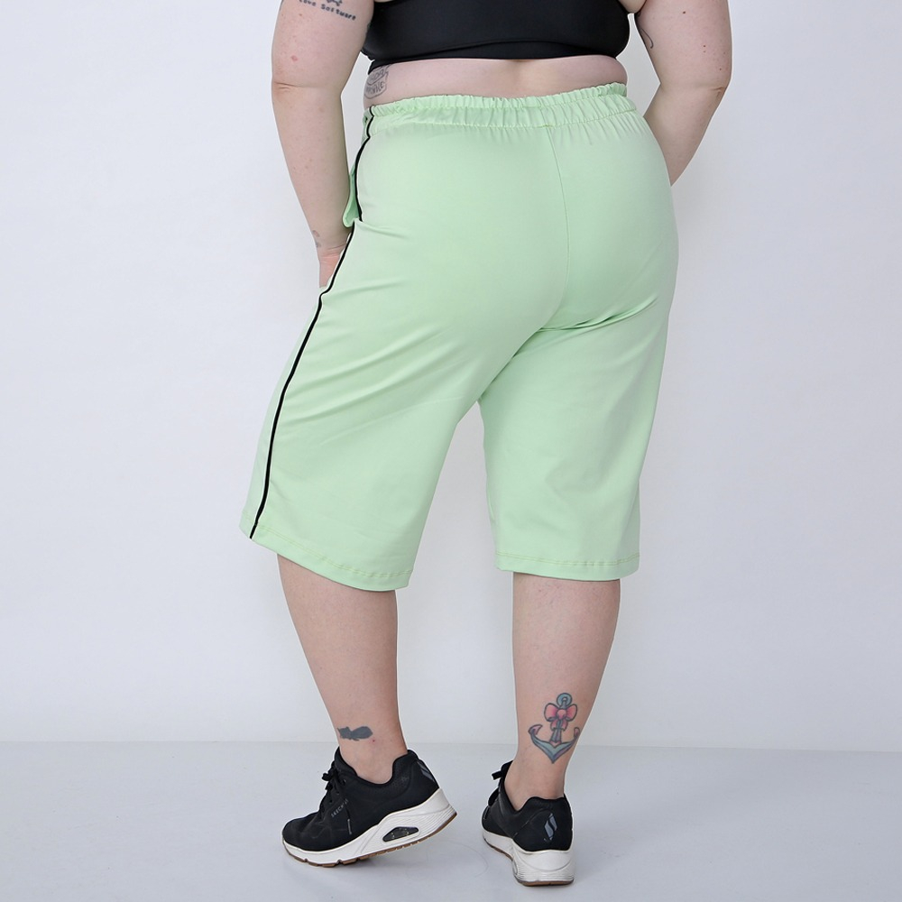 Short Largo Jogging Bermuda Deportiva De Mujer Talles Grande - Imagen 8