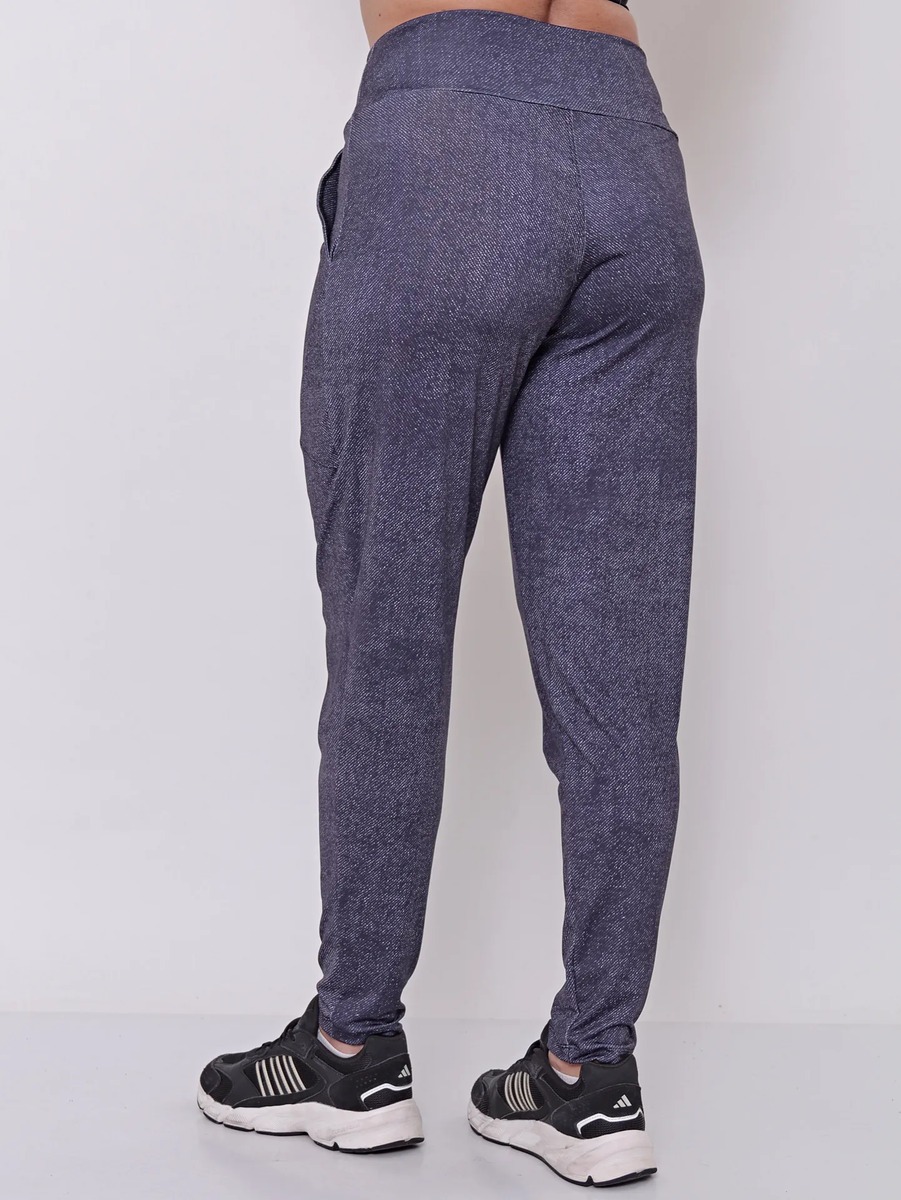 Babucha Mujer Pantalón Deportivo Estampa Jean Talles Grandes - Imagen 12