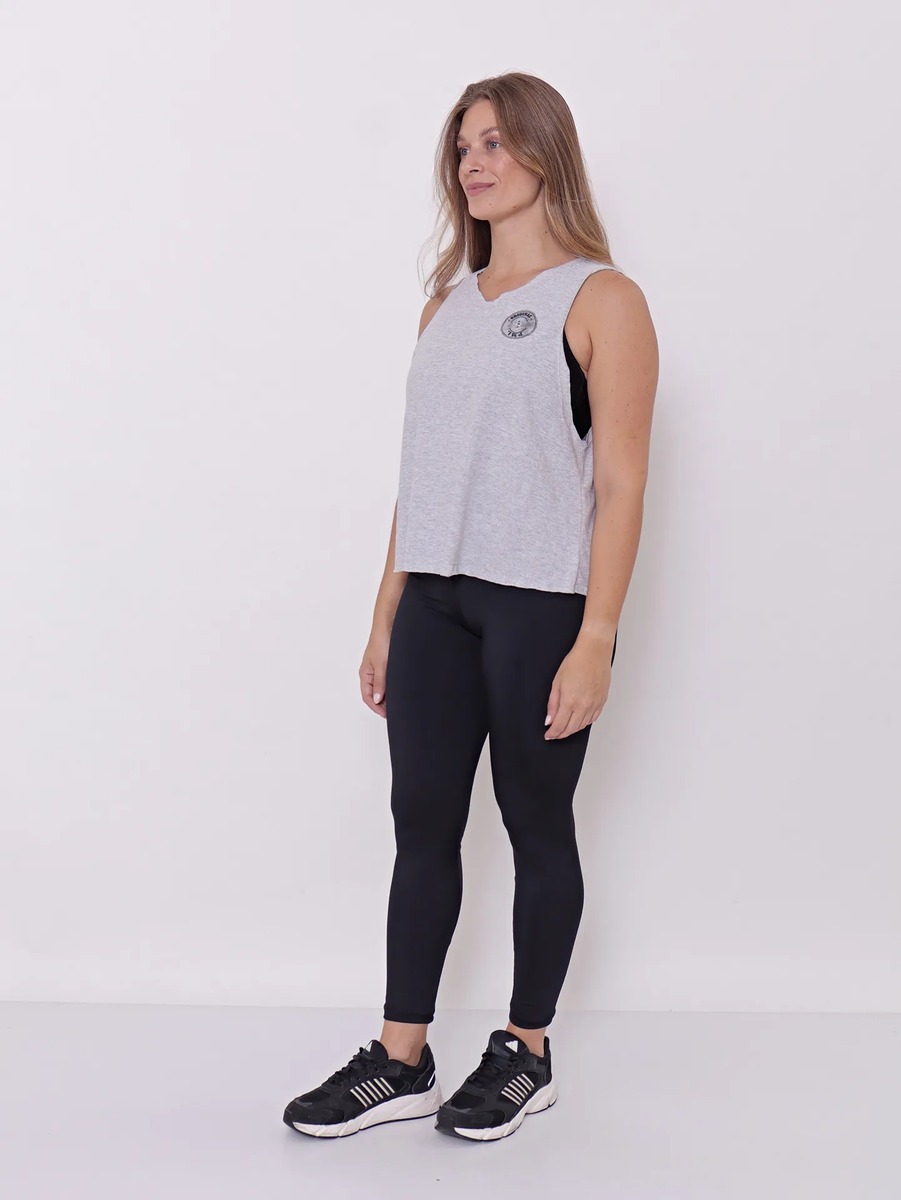 Musculosa Sudadera Deportiva Mujer De Algodón Talles Grandes - Imagen 3