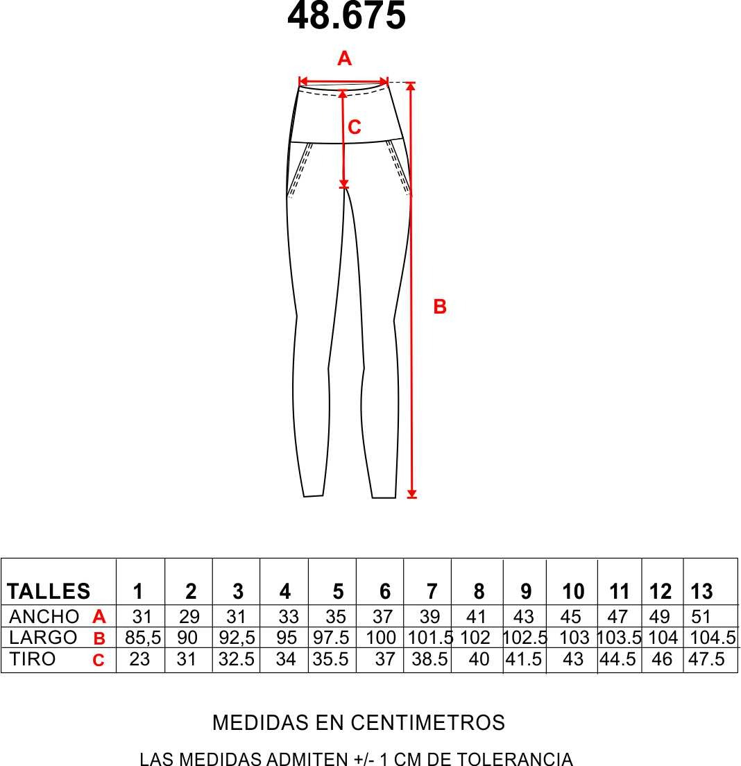 Calza Deportiva Dama Fitness Cint Alta Talles Grandes - Imagen 3