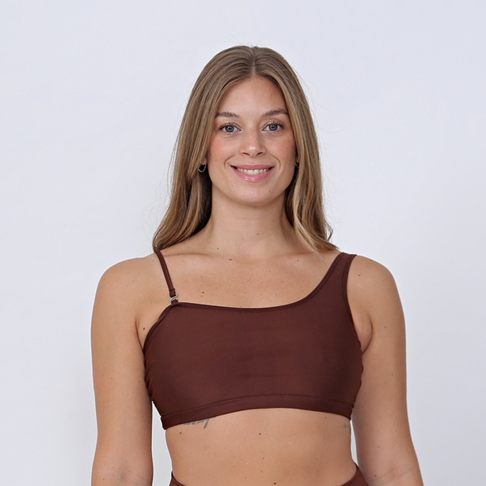 Corpiño De Bikini Tipo Top 1 Solo Hombro - Imagen 8