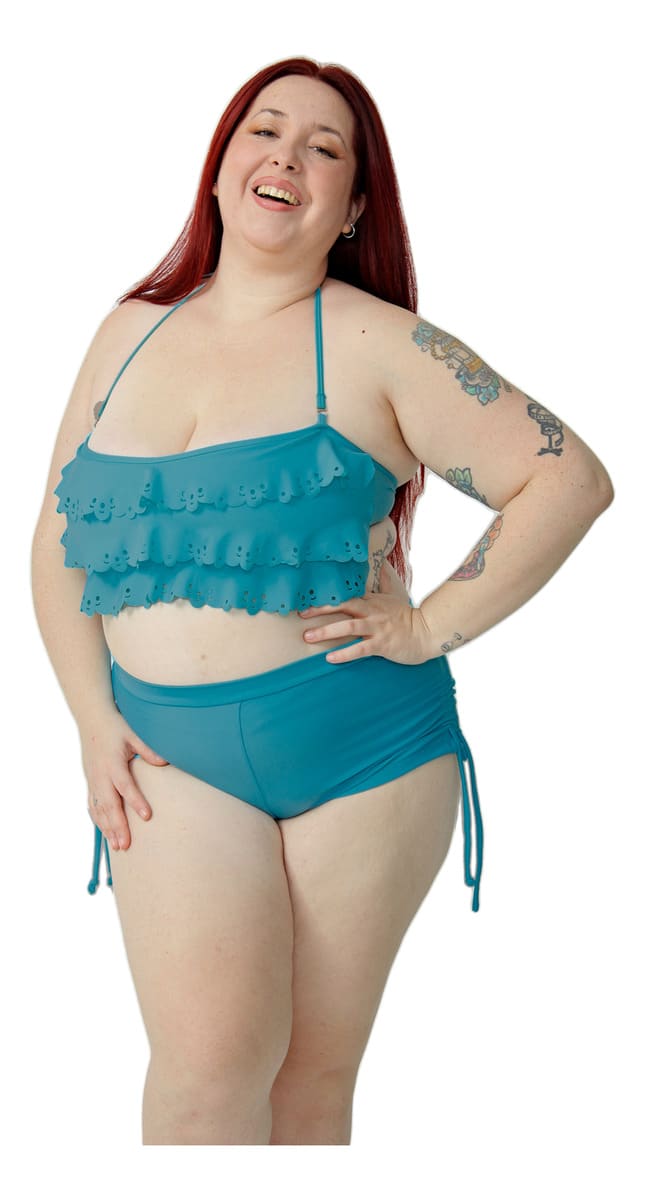 Corpiño Strapless Con Volados Y Bretel Desmontable Corp Solo - Imagen 3