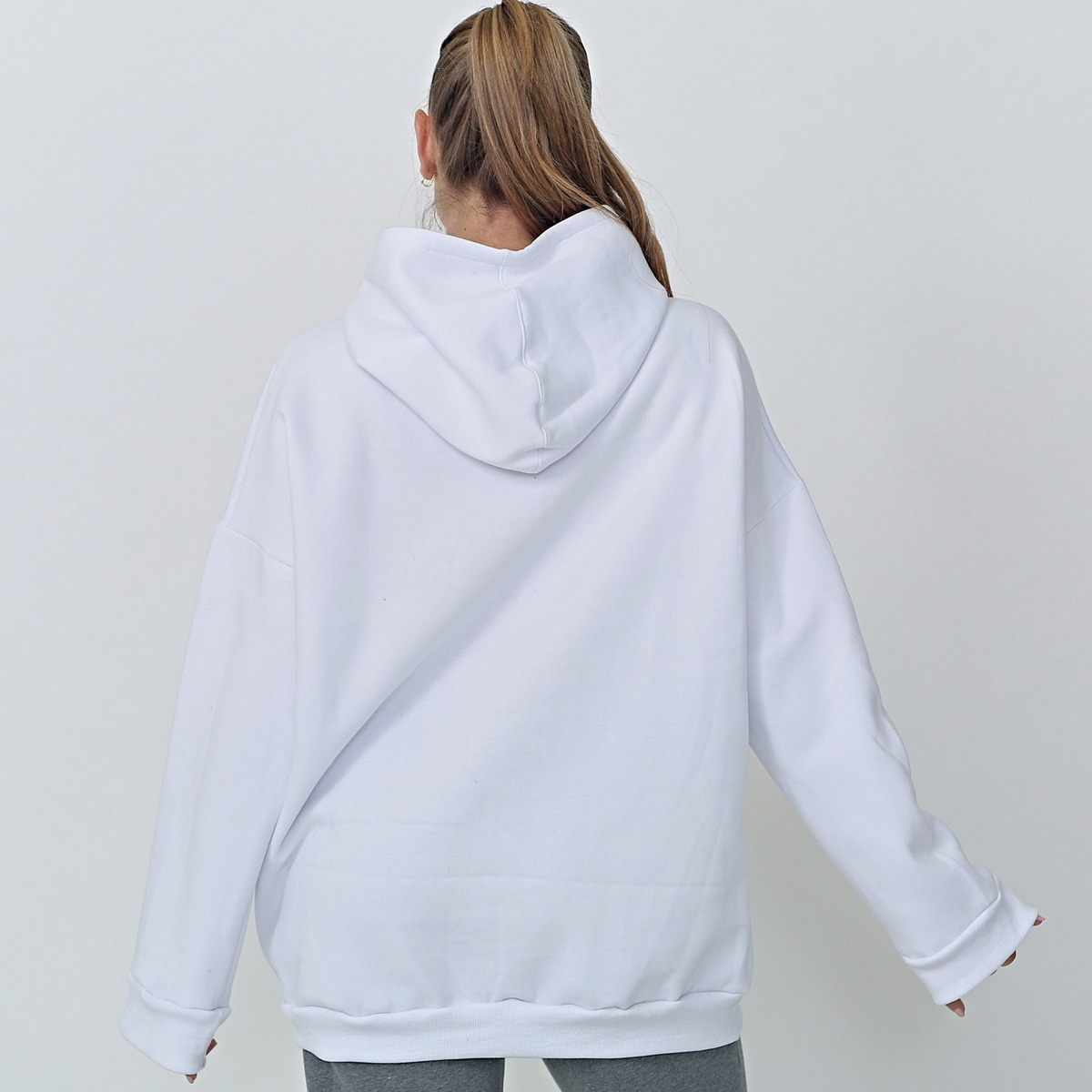 Buzo Amplio Hoodie De Dama Deportivo Oversize Talles Grandes - Imagen 13