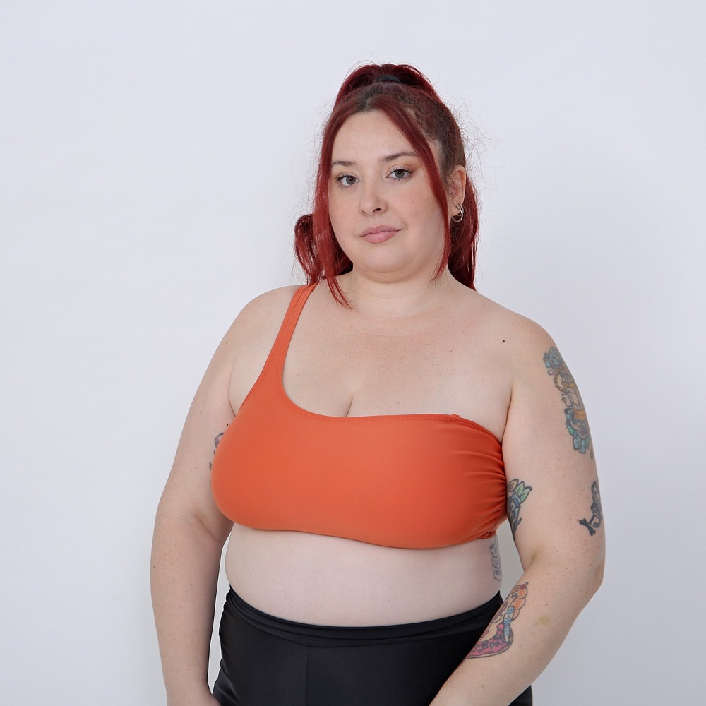 Corpiño De Bikini Tipo Top 1 Solo Hombro - Imagen 12