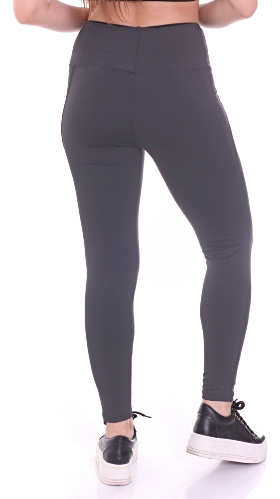 Calza Deportiva Dama Fitness Cint Alta Talles Grandes - Imagen 2