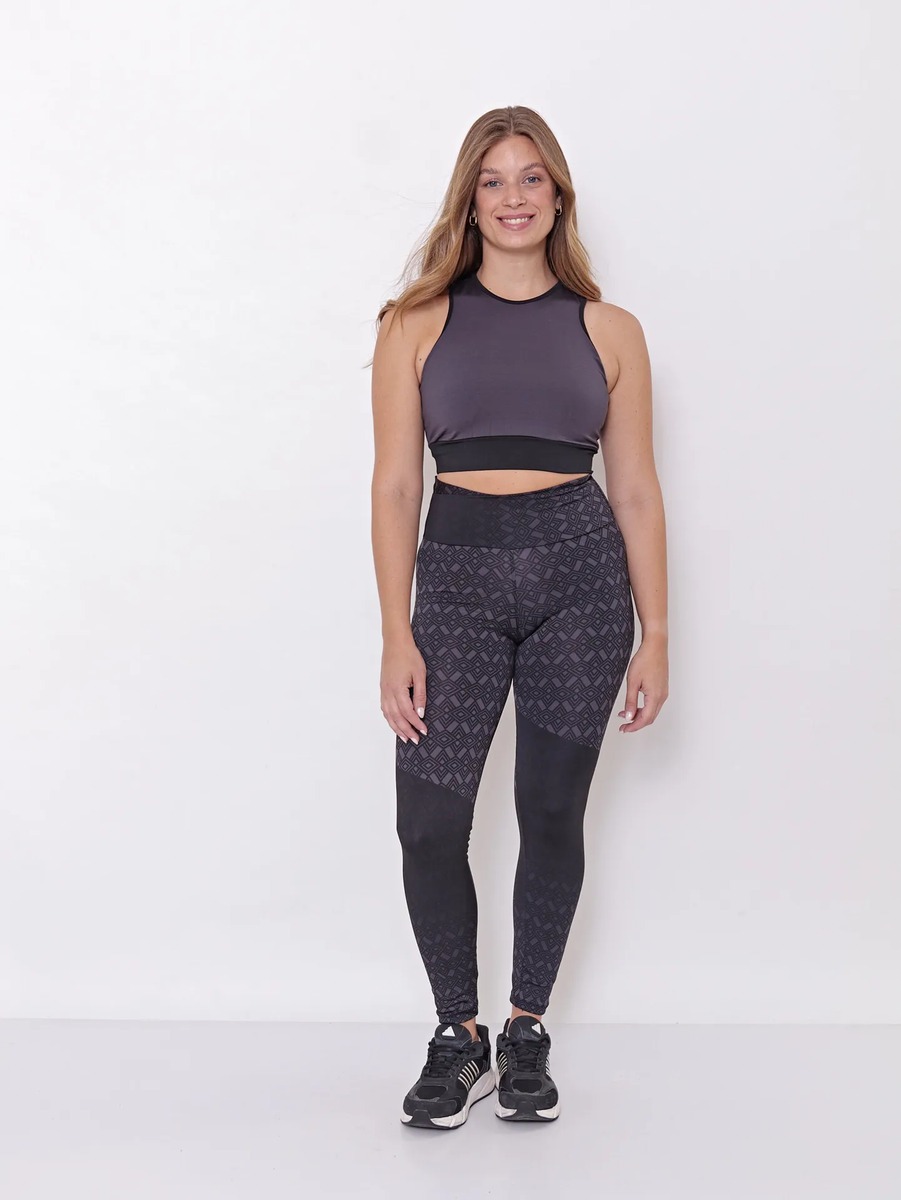 Calza Larga Deportiva Estampada Cintura Doble Talles Grandes - Imagen 2