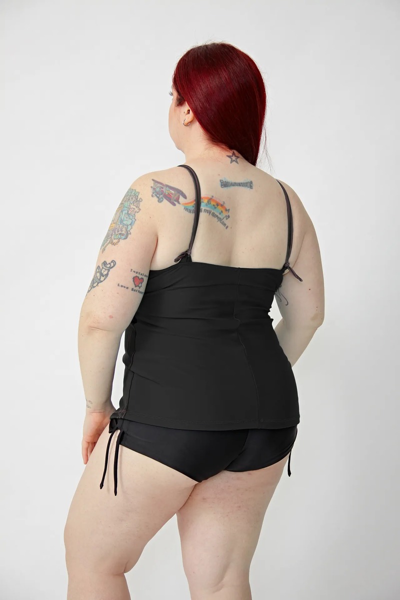 Tankini Escote Marilyn Estampada Talles Grandes (soloremera) - Imagen 4