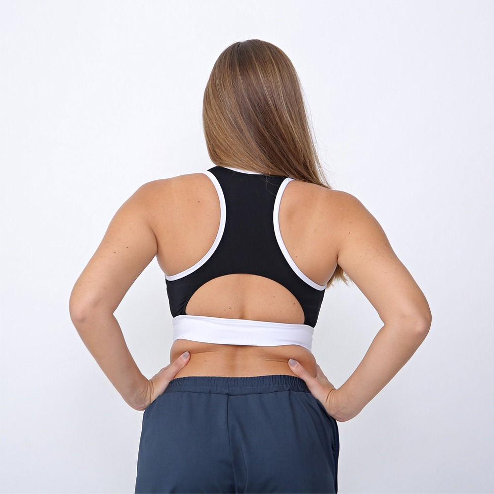 Top Deportivo Escote Halter Espalda Descubierta Talle Grande - Imagen 4
