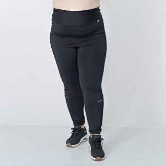 Calza Con Transparencia Tiro Alto Talles Grandes