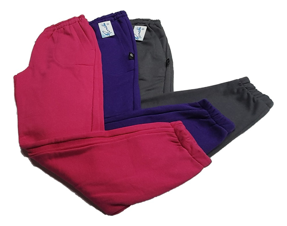 Pantalon De Frisa Tiro Alto Bolsillo Y Puño - Imagen 26