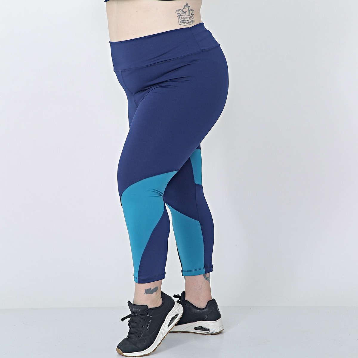Calza Dama Deportiva Cintura Alta Talle Grande - Imagen 23