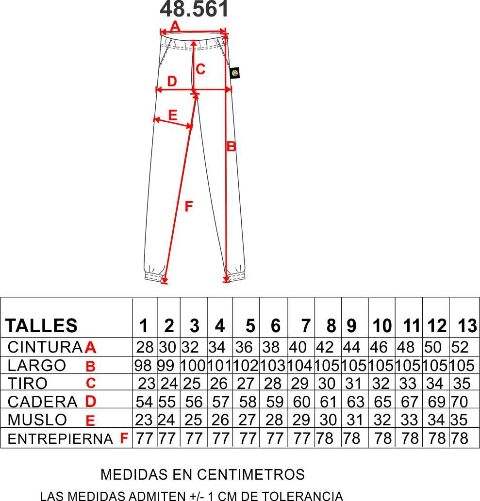 Pantalon De Frisa Tiro Alto Bolsillo Y Puño - Imagen 5