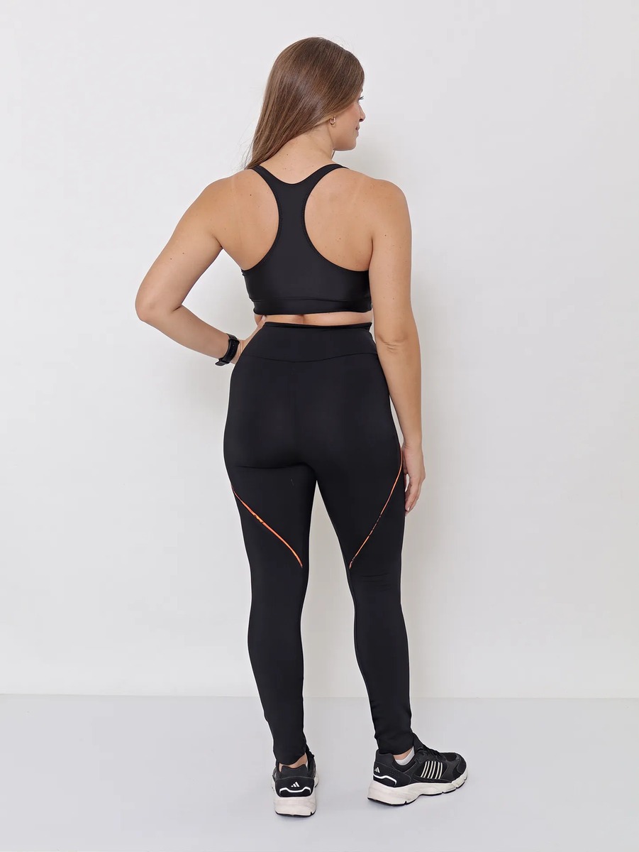 Calza Deportiva Mujer Con Bolsillos Y Vivos Talles Grandes - Imagen 4