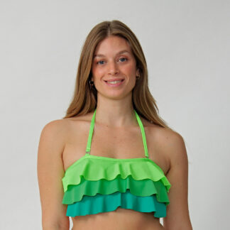 Corpiño Strapless Con Volados Y Bretel Desmontable Corp Solo