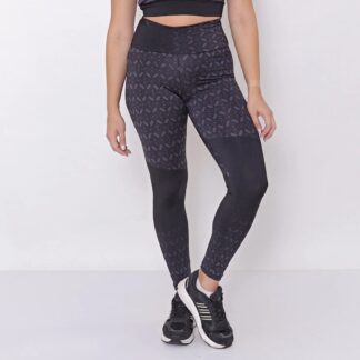 Calza Larga Deportiva Estampada Cintura Doble Talles Grandes