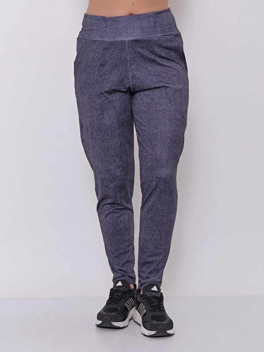 Babucha Mujer Pantalón Deportivo Estampa Jean Talles Grandes - Imagen 10