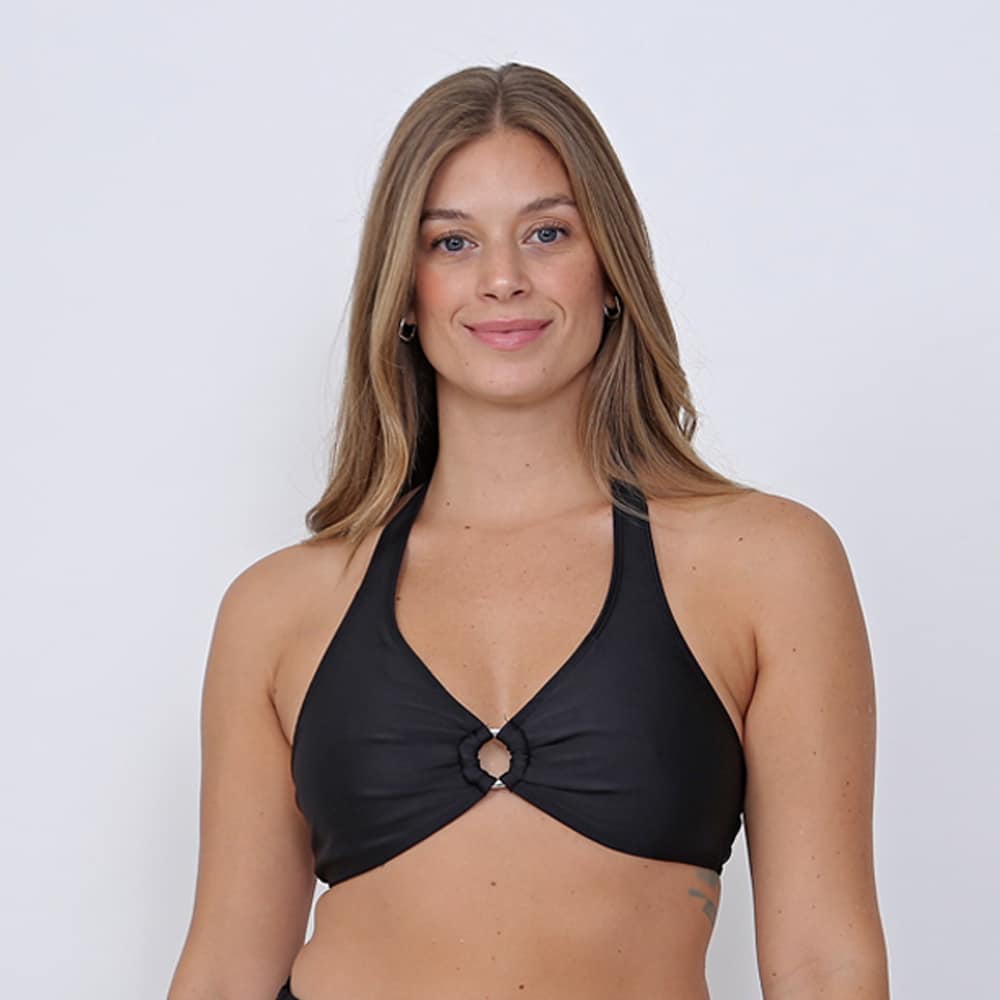 Corpiño De Bikini C/ Argolla Liso Pimalu Directo De Fabrica