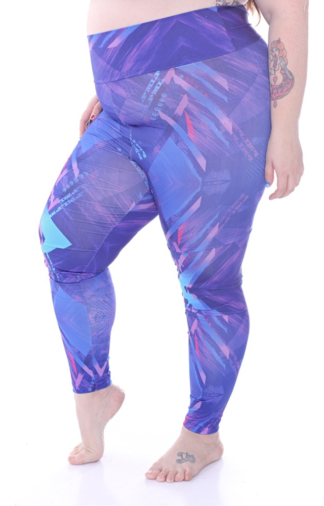 Calza Chupina Tiro Alto Cintura Doble Estampada X2 Unidades - Imagen 8