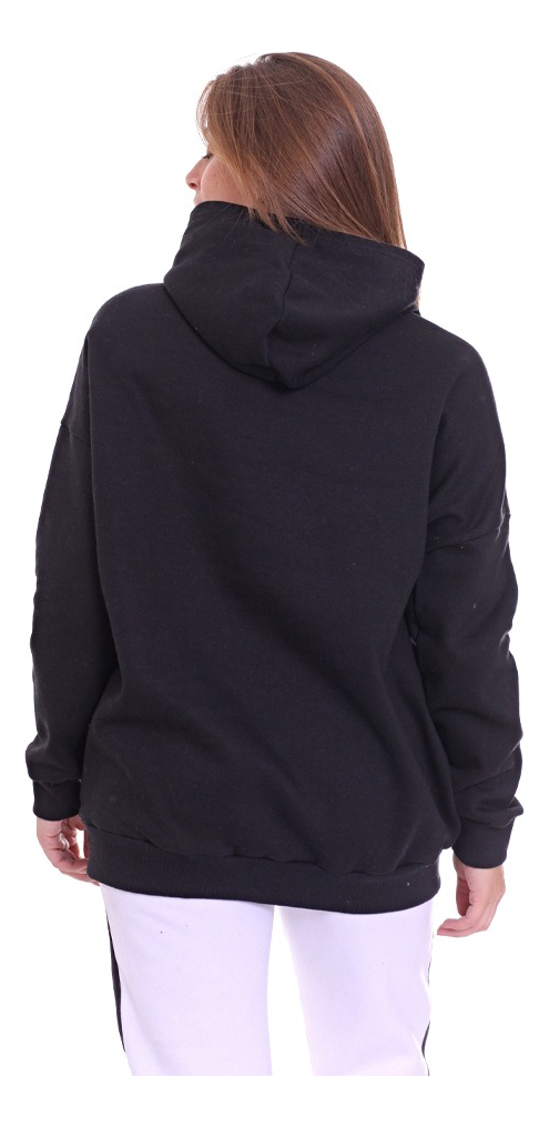 Buzo Hoddie Con Capucha Y Bolsillo Conguro Talle Grande - Imagen 6
