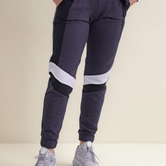 Pantalon De Frisa Tiro Medio Bolsillo Y Puño