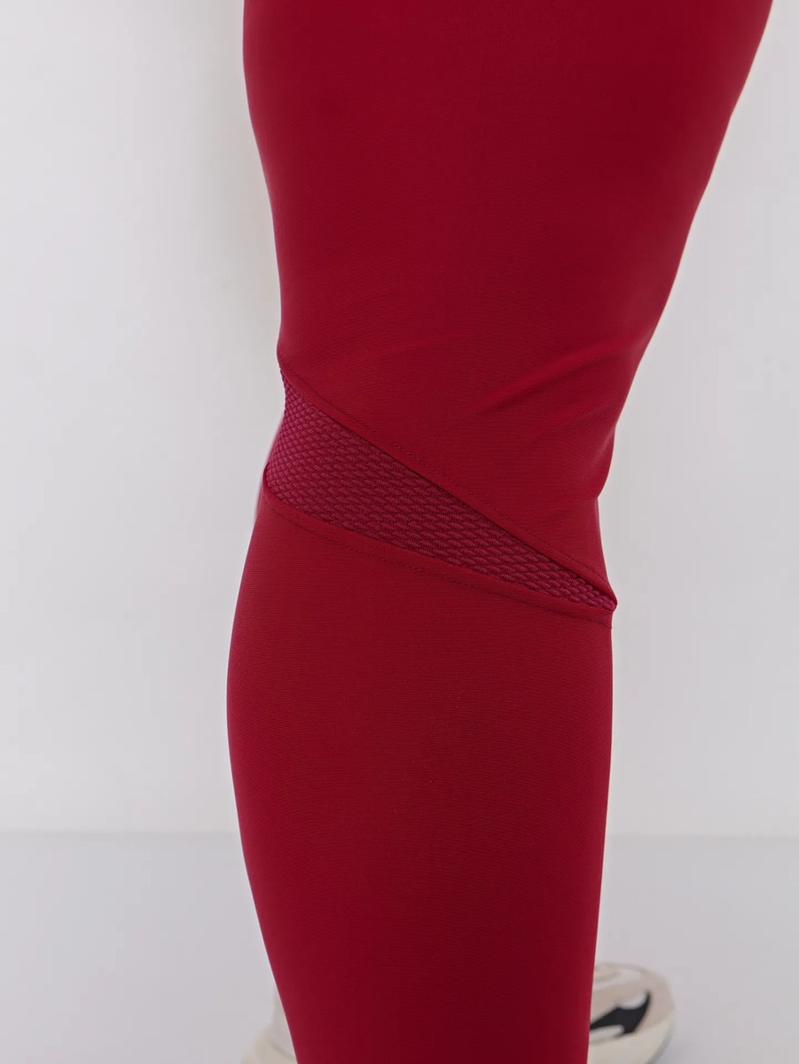 Calza Larga Lycra Combinada Textura Tiro Alto Talles Grandes - Imagen 8