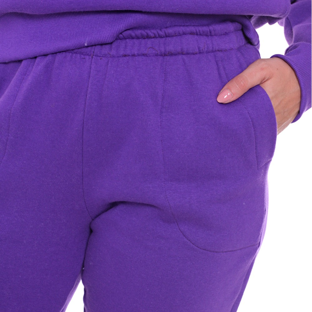Pantalon De Frisa Tiro Alto Bolsillo Y Puño - Imagen 12