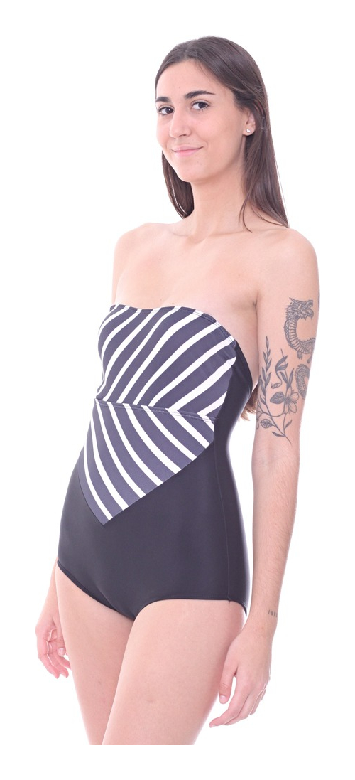 Entera Strapless Estampada Bretel Desmontable Talles Grandes - Imagen 10