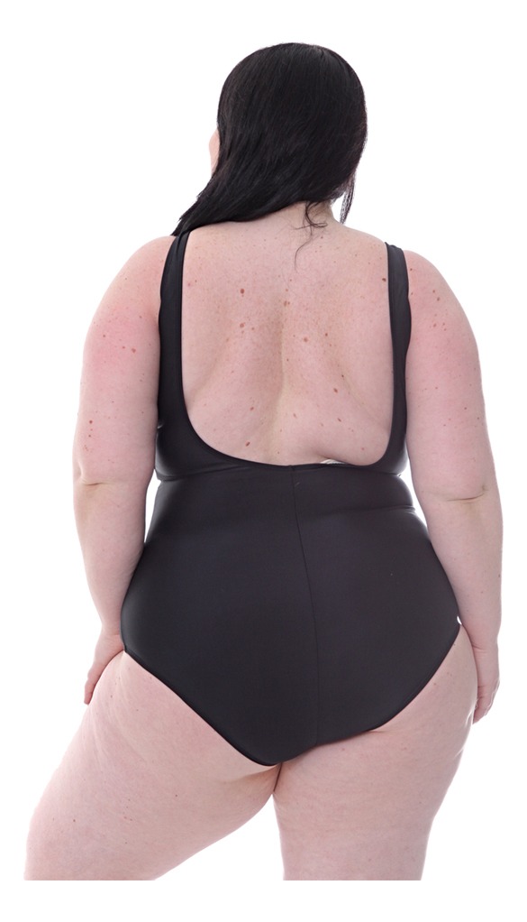 Malla Entera Clásica Con Corte Bajo Busto y Recortes Modeladores - Imagen 6