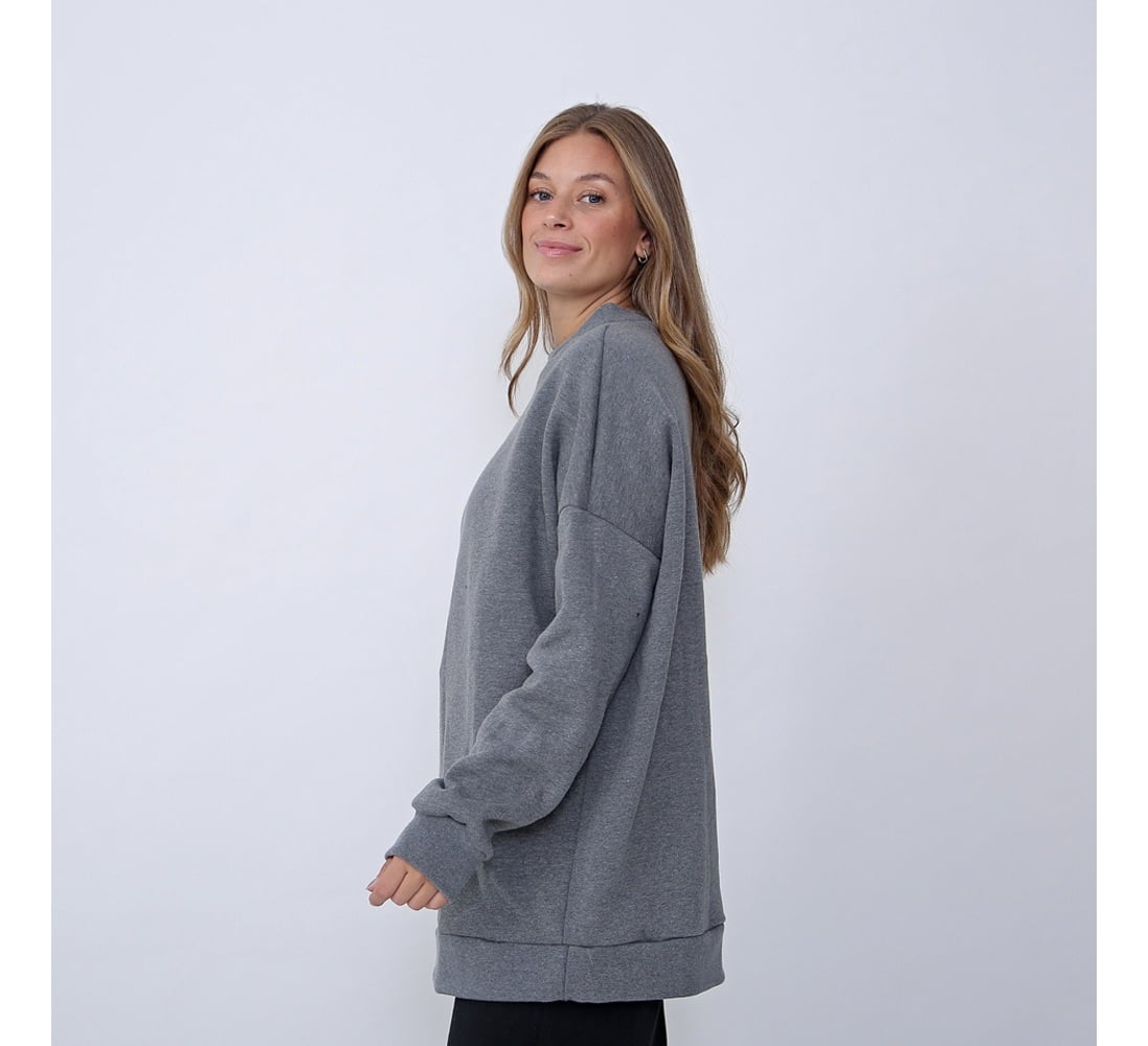 Buzo Deportivo De Frisa Oversize Escot Redondo Talles Grande - Imagen 7