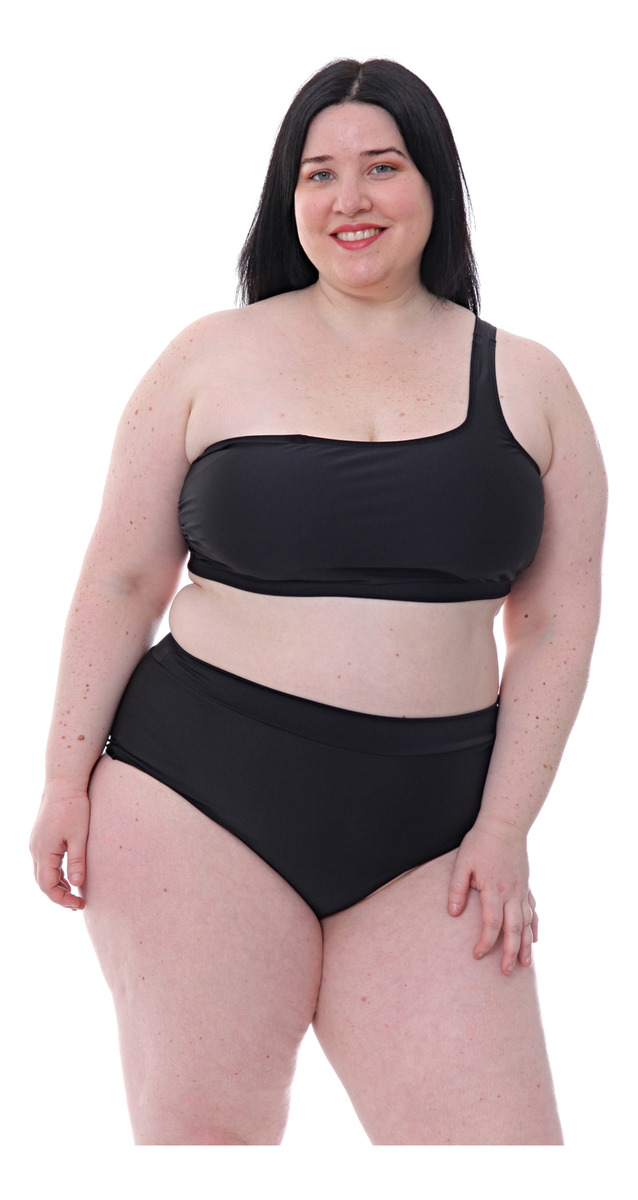 Corpiño De Bikini Tipo Top 1 Solo Hombro - Imagen 4