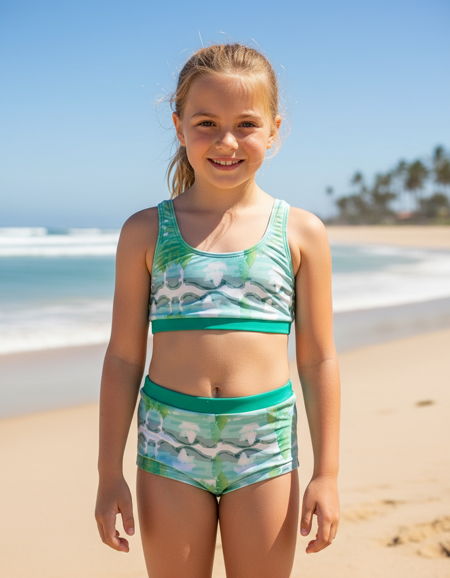 Conjunto Nena Estampado Top Y Short - Imagen 4