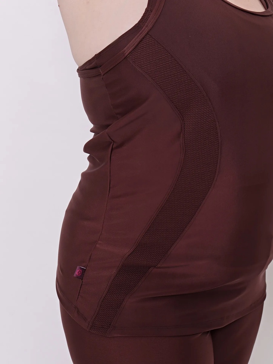 Musculosa Deportiva Mujer Larga Lycra Premium Talles Grandes - Imagen 6