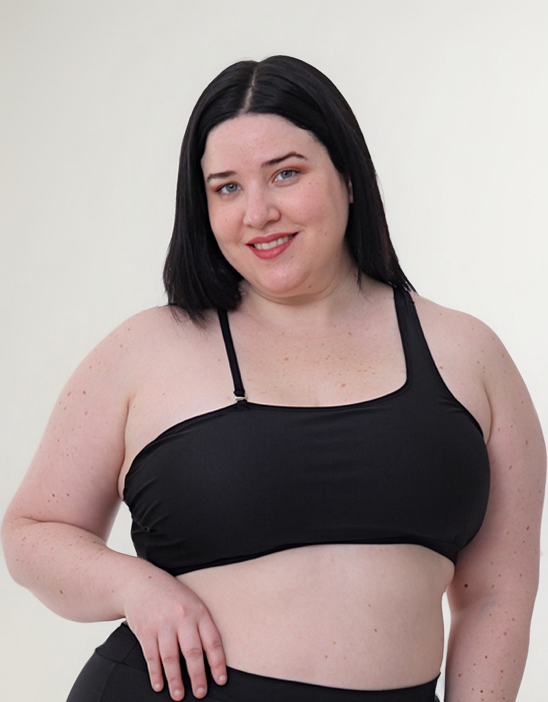 Corpiño De Bikini Tipo Top 1 Solo Hombro