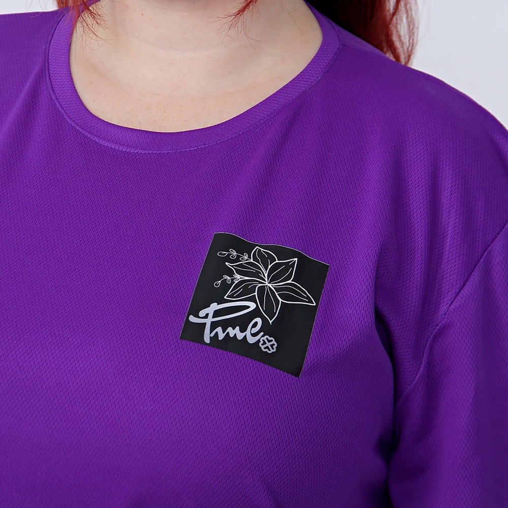 Remera Deportiva Mujer Manga Corta Tela Dry Fit Con Estampa - Imagen 9