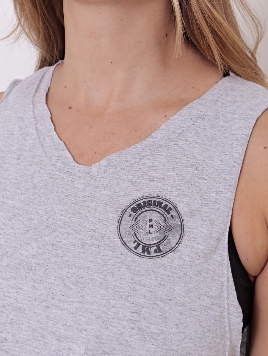 Musculosa Sudadera Deportiva Mujer De Algodón Talles Grandes - Imagen 4