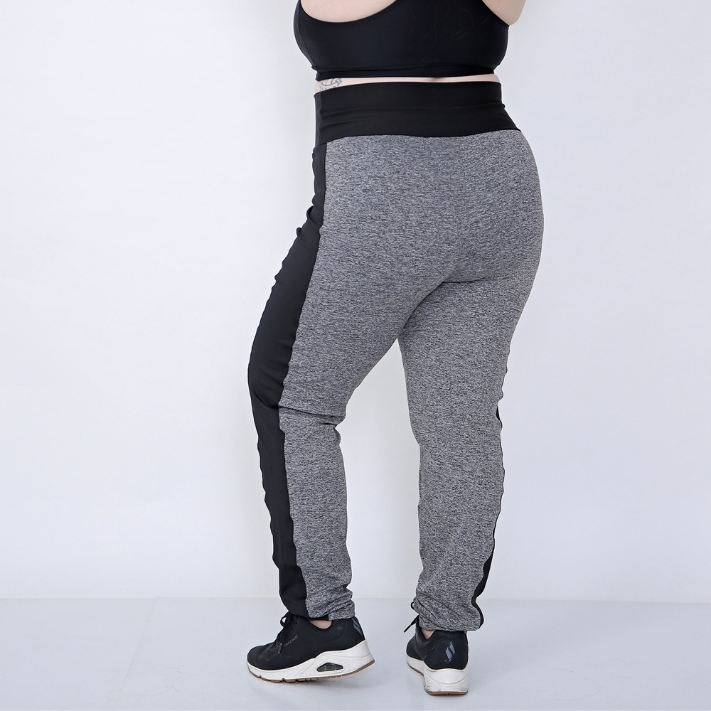 Calza Deportiva Combi Tiro Alto Cintura Doble Talles Grandes - Imagen 4