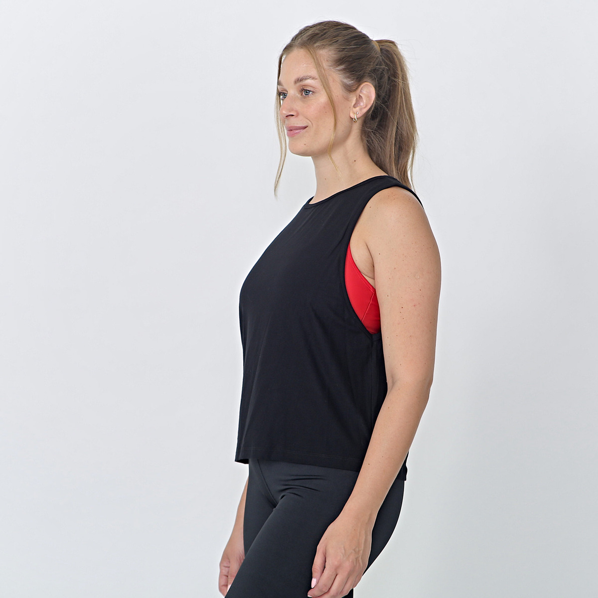 Musculosa Sudadera Deportiva De Mujer Corta Running Gym - Imagen 5