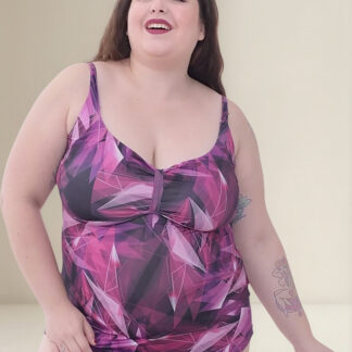 Tankini Estampada Pimalú Mujer Lycra Talles Grandes Remera