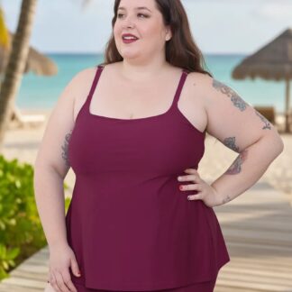 Tankini Suelta Con Corpiño Interno (solo Remera)