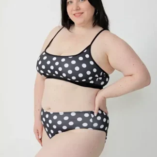 Malla Corpiño Bikini Lunar Base Fija Talles Grandes