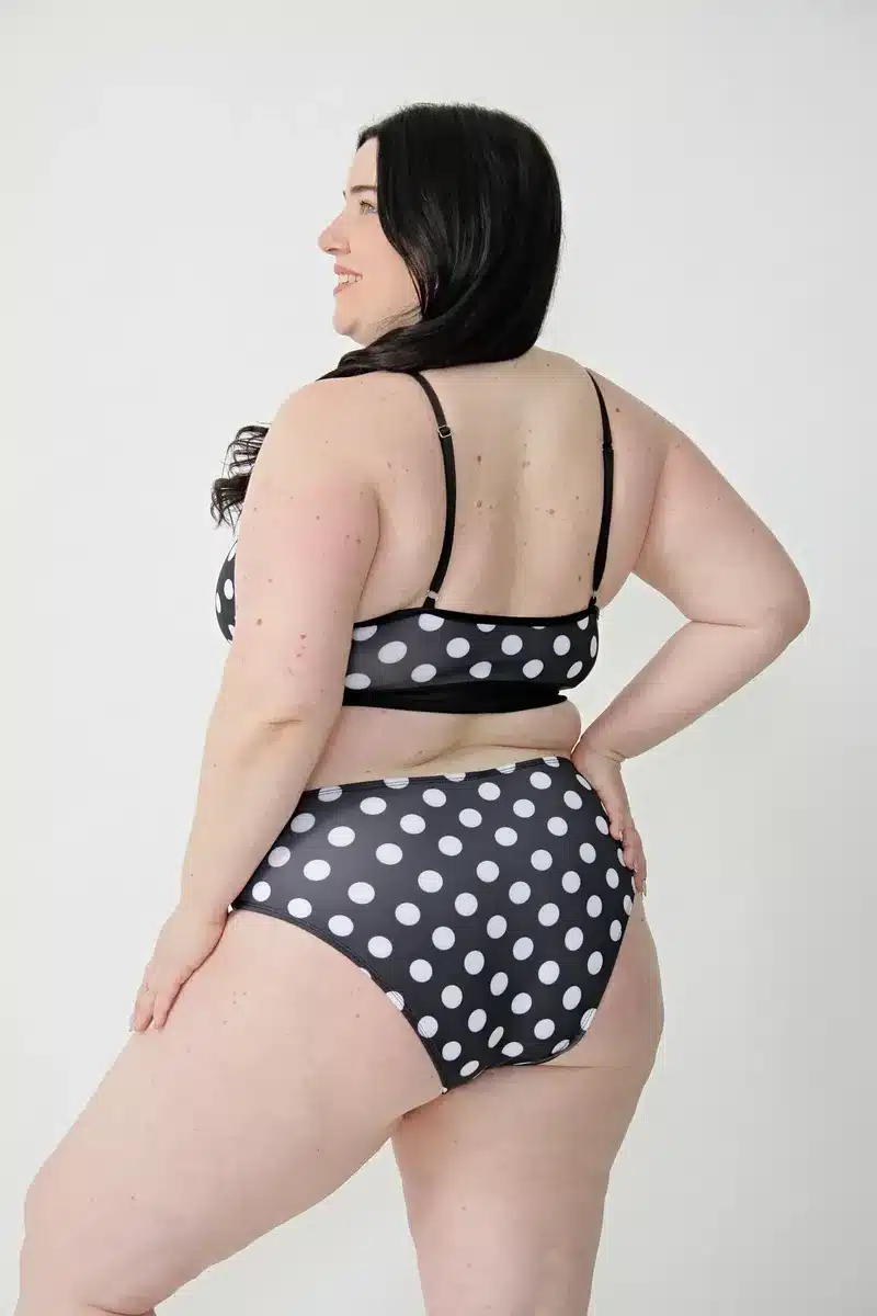 Malla Corpiño Bikini Lunar Base Fija Talles Grandes - Imagen 3