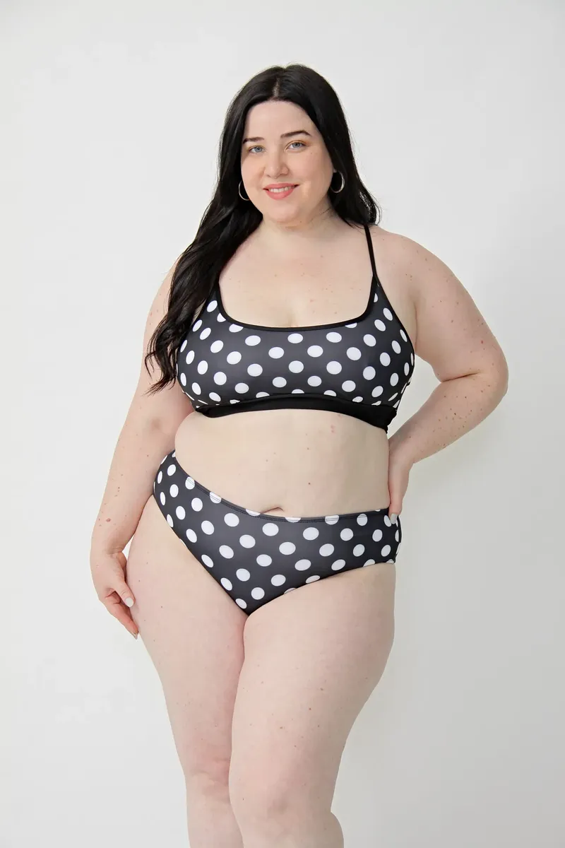 Malla Corpiño Bikini Lunar Base Fija Talles Grandes - Imagen 2